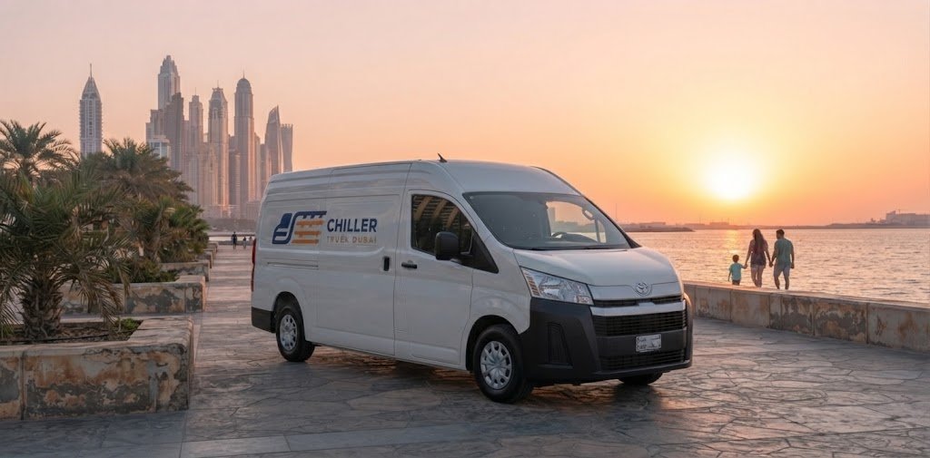 Chiller van for fresh and chilled food